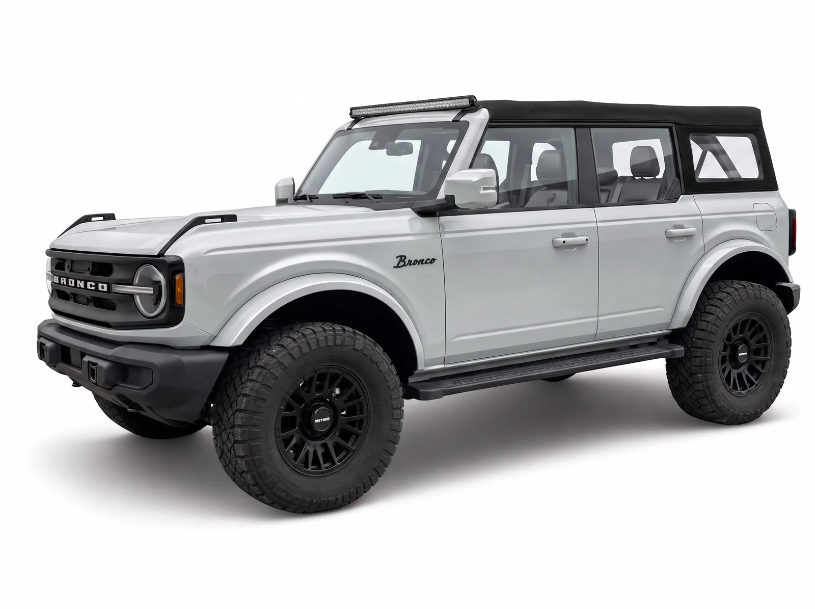 SUV with untinted, clear side windows
