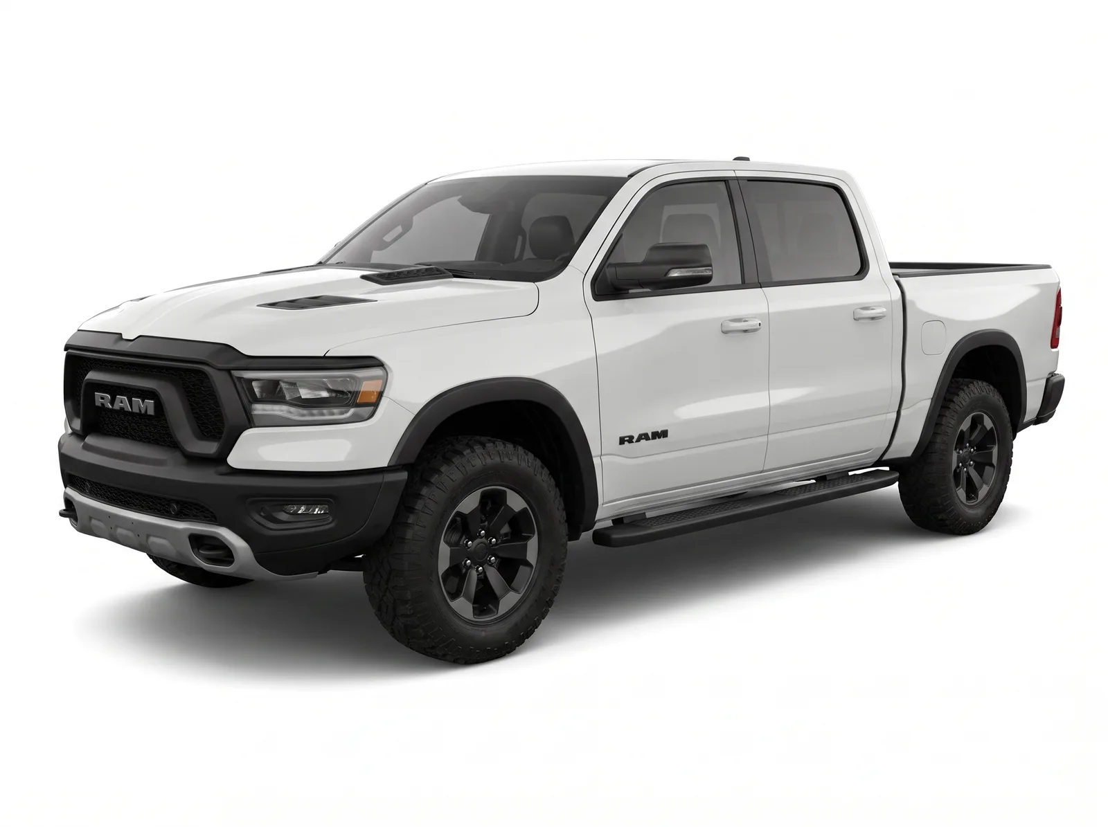 Same truck with ceramic tint installed on the side windows