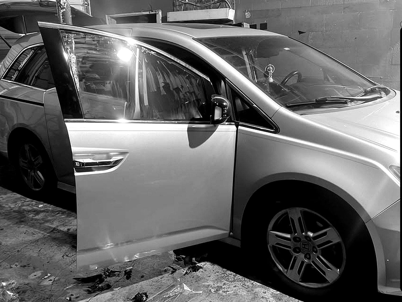 Honda Odyssey tinted 25% on the front windows with 5% behind