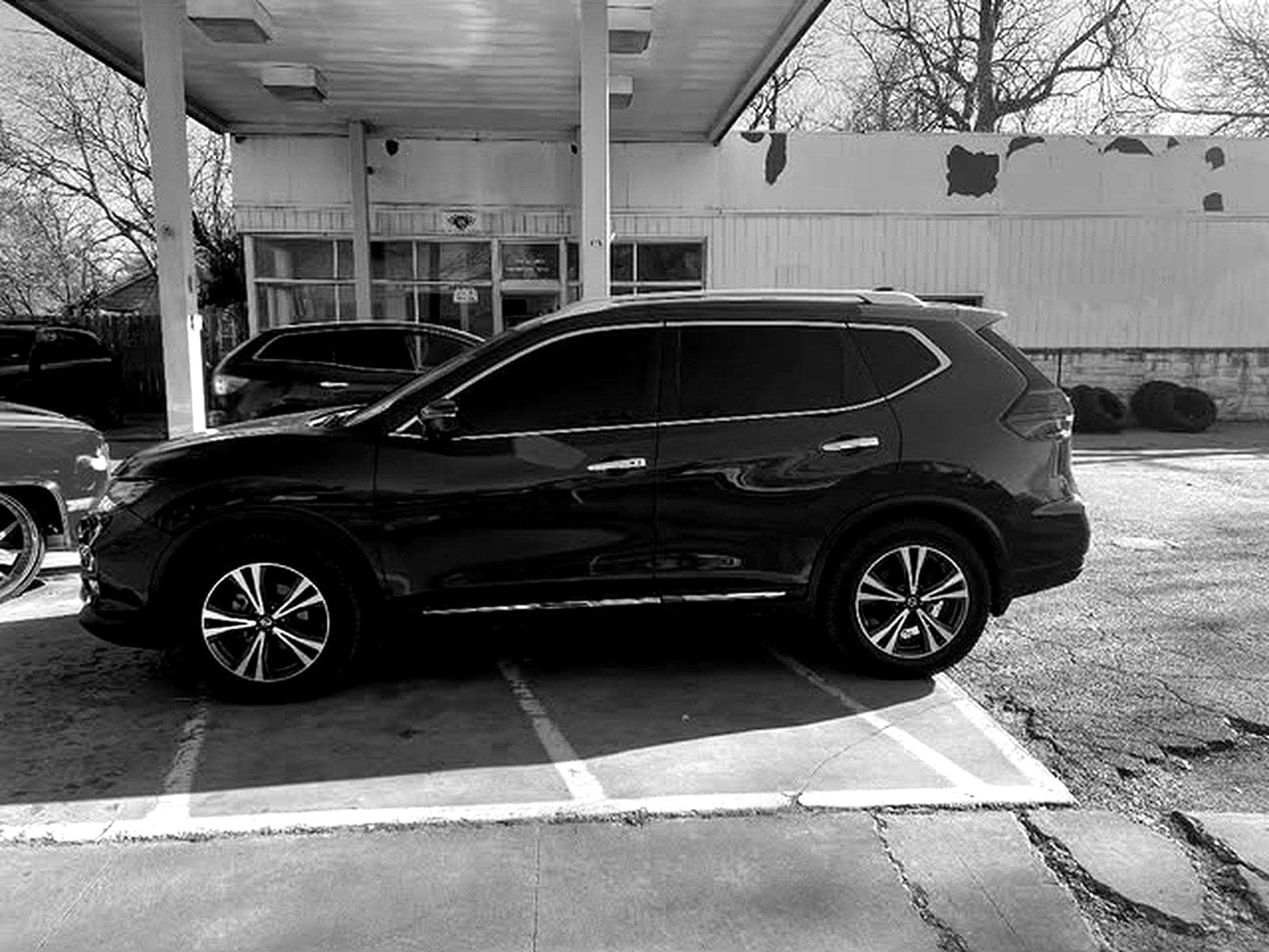 Nissan Rogue tinted 5% all round
